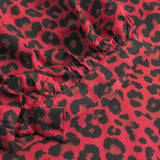 Depeche Clothing Kylie half sleeve blouse in red leopard print Blouse 277 Red Animal Print