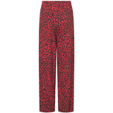 Depeche Clothing Kylie pants in red leopard print Pants 277 Red Animal Print