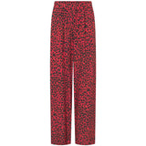 Depeche Clothing Kylie pants in red leopard print Pants 277 Red Animal Print