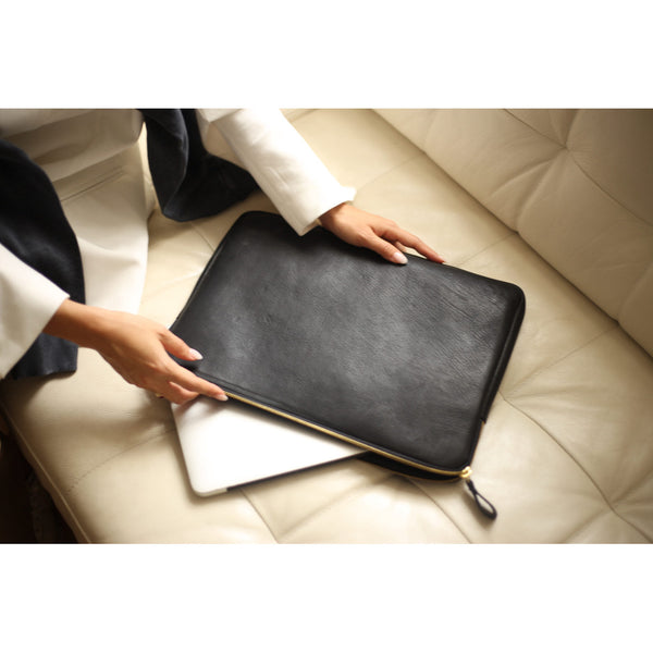 DEPECHE Laptop sleeve Accessories 099 Black (Nero)