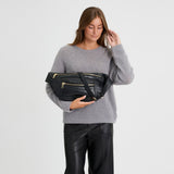 DEPECHE Large leather bumbag Bumbag 097 Gold
