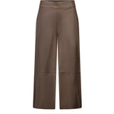 Depeche leather wear Lauren MW 7/8 Leather Pants Pants 020 Taupe
