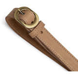 DEPECHE Leather belt Belts 156 Camel