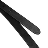 DEPECHE Leather belt with beautiful buckle Belts 190 Black / Gold