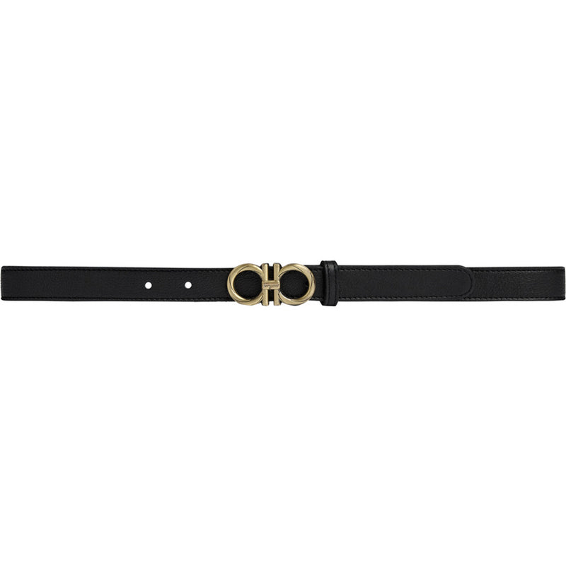 DEPECHE Leather belt with buckle Belts 033 Mocca