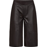 Depeche leather wear Leather bermuda shorts (HW) Shorts 008 Chocolate