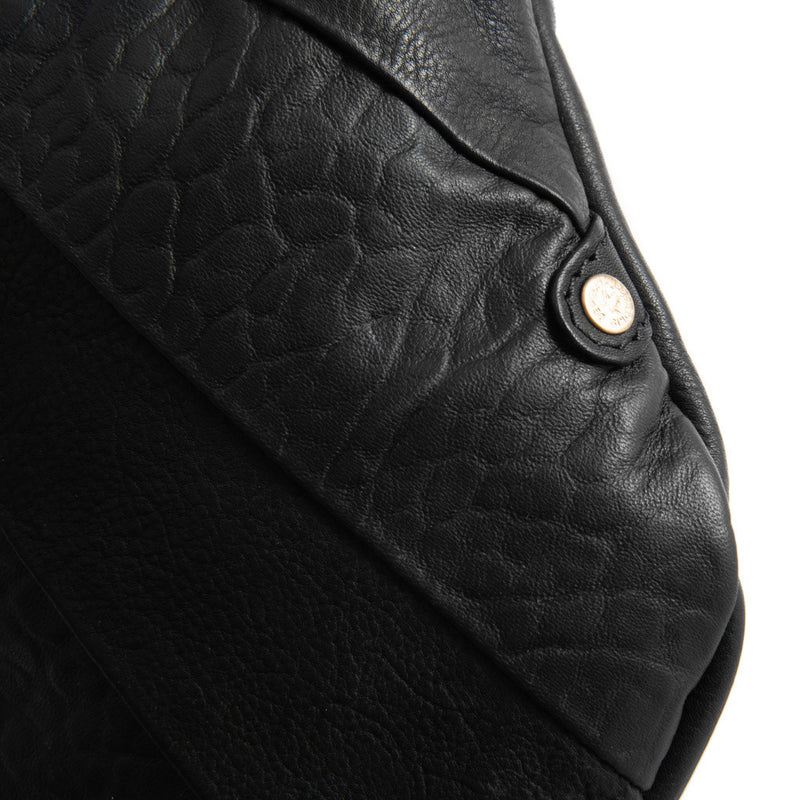 DEPECHE Leather bumbag in soft and nice quality Bumbag 099 Black (Nero)