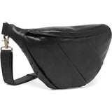 DEPECHE Leather bumbag with knot detail Bumbag 099 Black (Nero)