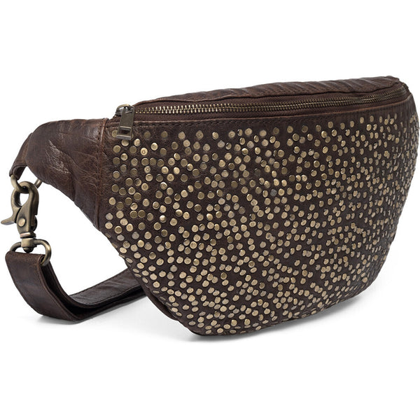 Depeche Leather weave bum bag Brown – Paula's