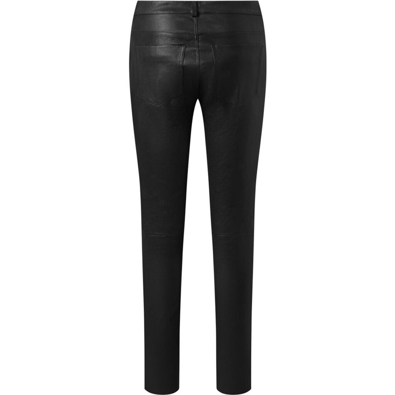 Depeche leather wear Leather pants in nice quality Pants 099 Black (Nero)