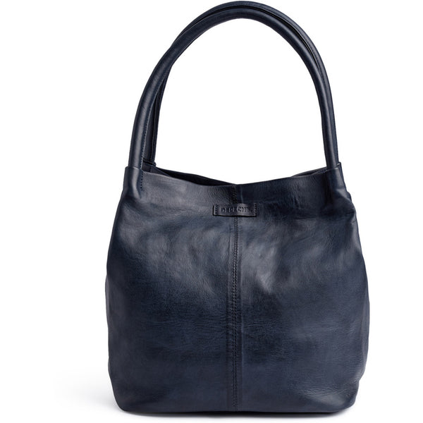 DEPECHE Leather shopper bag in a soft and wearable quality Shopper 285 Midnight Blue