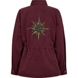 Depeche Clothing Lilly cargo jacket Jackets 279 Burgundy
