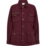 Depeche Clothing Lilly cargo jacket Jackets 279 Burgundy