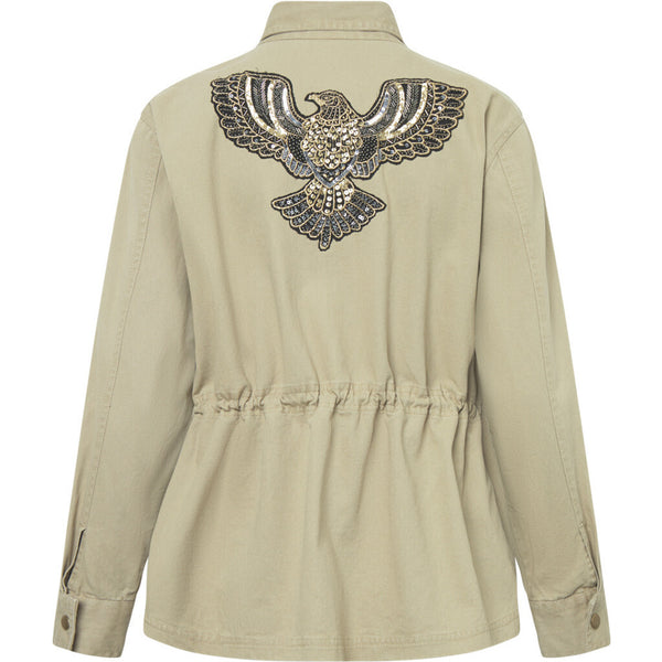 Depeche Clothing Lilly jacket decorated with a beautiful patch Jackets 011 Sand