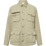 Depeche Clothing Lilly jacket decorated with a beautiful patch Jackets 011 Sand