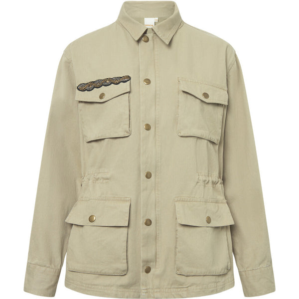 Depeche Clothing Lilly jacket decorated with a beautiful patch Jackets 011 Sand