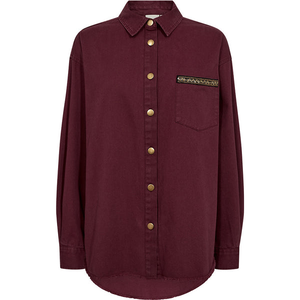 Depeche Clothing Lilly shirt Shirts 279 Burgundy