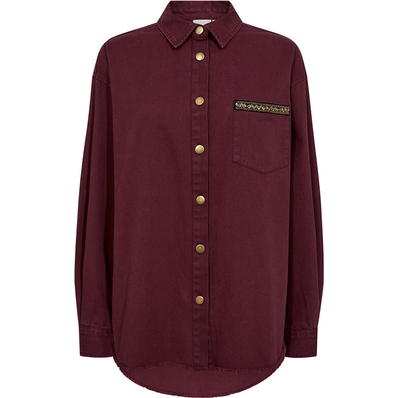 Depeche Clothing Lilly shirt Shirts 279 Burgundy