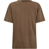 Depeche Clothing Liza cotton t-shirt T-shirt 317 Khaki Washed