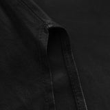 Depeche leather wear Long Tielde leather shirt in soft quality Shirts 099 Black (Nero)