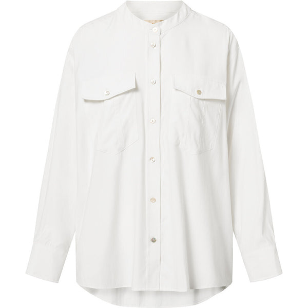 Depeche Clothing Long sleeve oversize Fay shirt Shirts 001 White