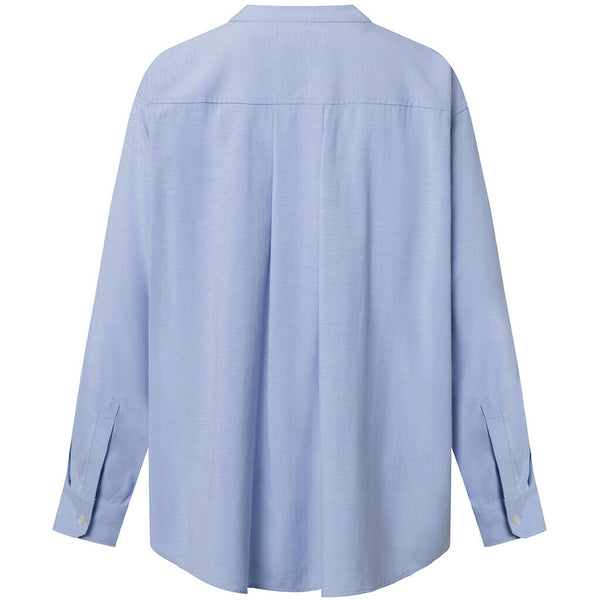 Depeche Clothing Long sleeve oversize Fay shirt Shirts 029 Blue