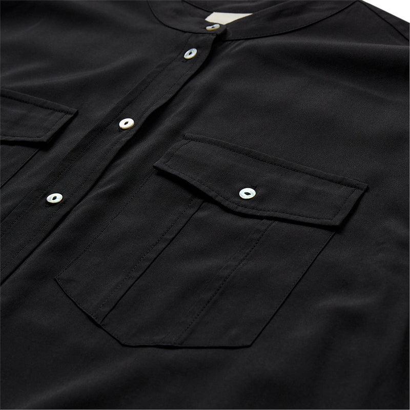 Depeche Clothing Long sleeve oversize Fay shirt Shirts 099 Black (Nero)
