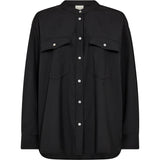 Depeche Clothing Long sleeve oversize Fay shirt Shirts 099 Black (Nero)