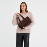 DEPECHE Madrid Shoulderbag Shoulderbag / Handbag 008 Chocolate