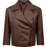 Depeche leather wear Margo leather jacket Jacket 106 Coffee