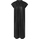 Depeche leather wear Mary regular fitting leather dress Dresses 099 Black (Nero)