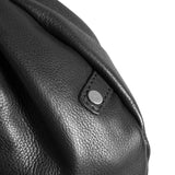 DEPECHE Medium crossover bag in a buttery soft leather quality Cross over 099 Black (Nero)