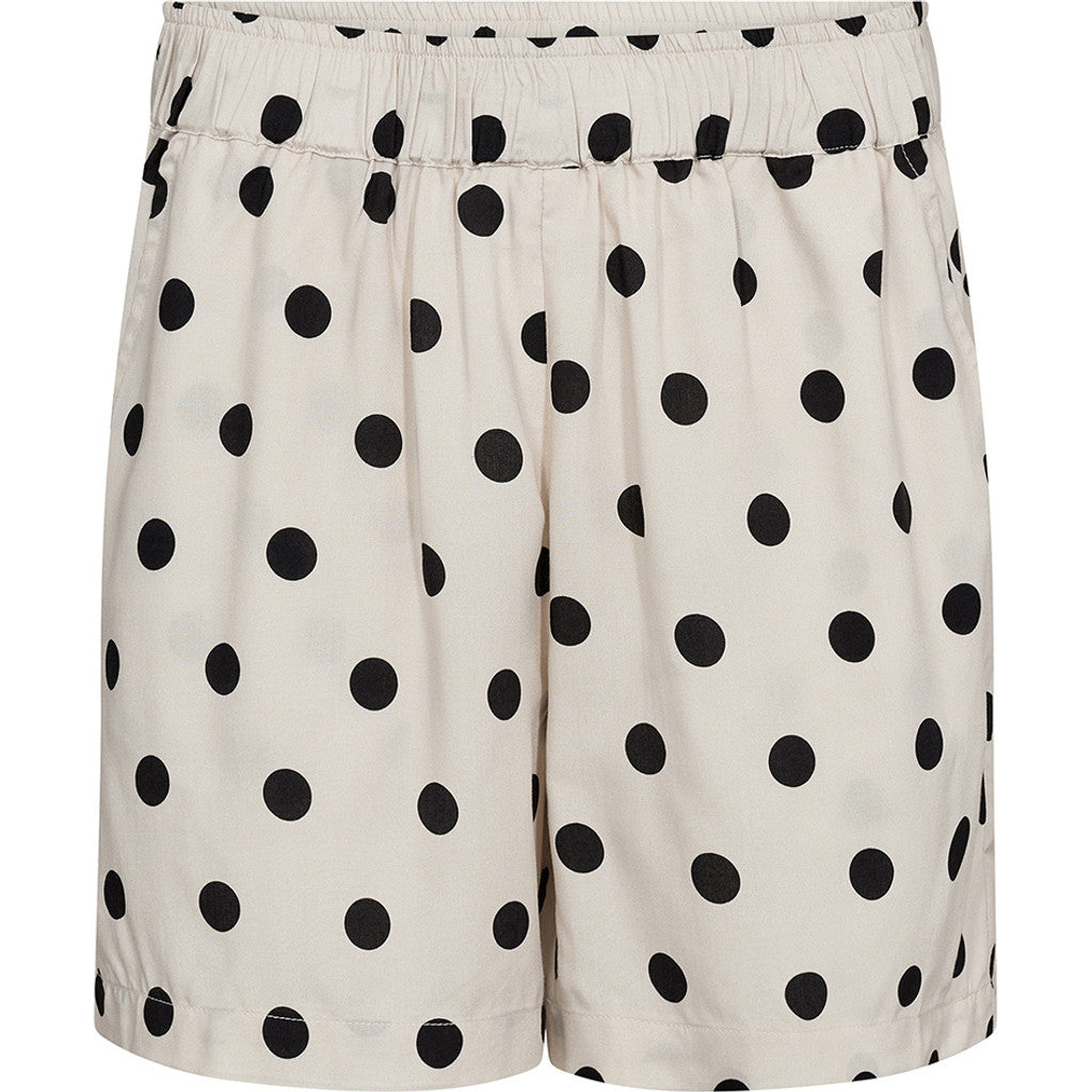 Yuhigowa2025ss Monochrome dot shorts ドッド Meghan_shorts_with_dots-Shorts