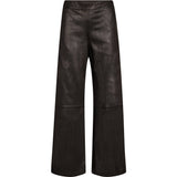 Depeche leather wear Mia loose fit leather pants Pants 008 Chocolate