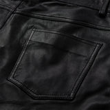Depeche leather wear Milla Balloon Barrel Leather Pants Pants 099 Black