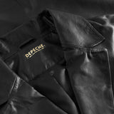 Depeche leather wear Mille long leather jacket in soft quality Jackets 099 Black (Nero)