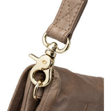 DEPECHE Minimalist clutch in soft leather quality Clutch 224 Taupe
