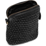 DEPECHE Mobile bag decorated with weaving Mobilebag 099 Black (Nero)