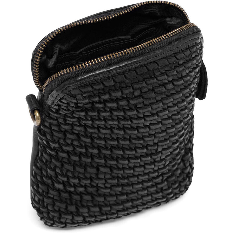DEPECHE Mobile bag decorated with weaving Mobilebag 099 Black (Nero)