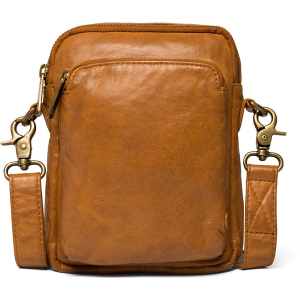 DEPECHE Mobile bag in delicious leather quality Mobilebag 014 Cognac