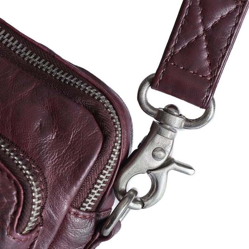 DEPECHE Mobile bag in delicious leather quality Mobilebag 032 Cranberry