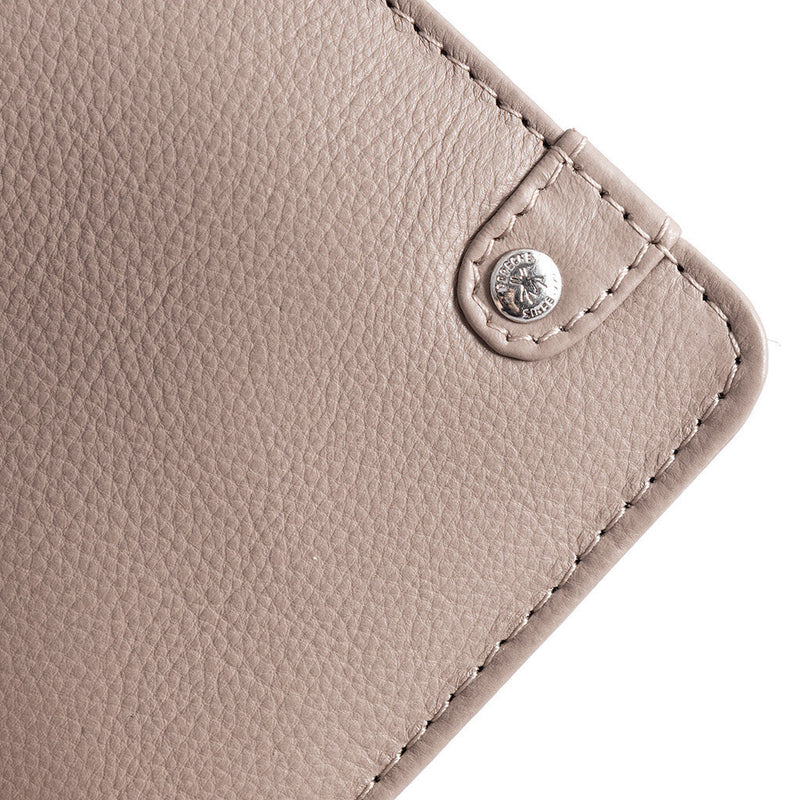 DEPECHE Mobile bag in soft leather and simple design Mobilebag 038 Dusty taupe