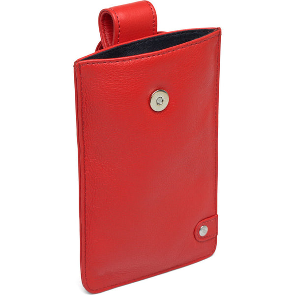 DEPECHE Mobile bag in soft leather and simple design Mobilebag 043 Red