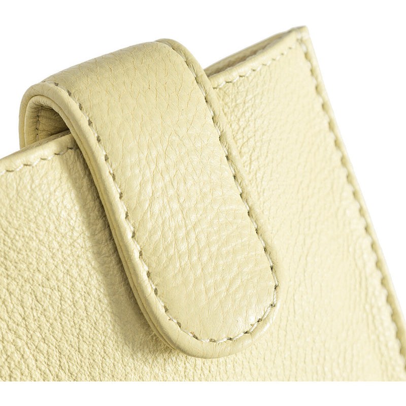 DEPECHE Mobile bag in soft leather and simple design Mobilebag 060 Yellow