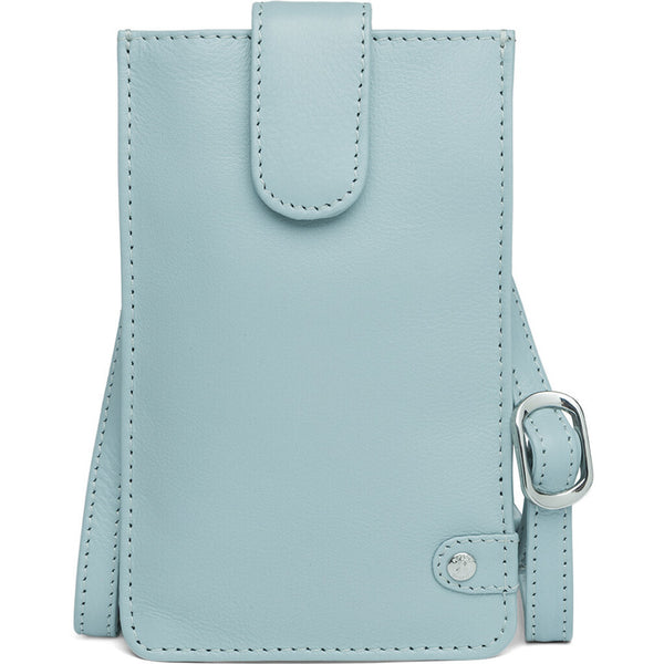 DEPECHE Mobile bag in soft leather and simple design Mobilebag 238 Dusty Blue