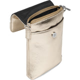 DEPECHE Mobile bag in soft leather and timeless design Mobilebag 108 Champagne