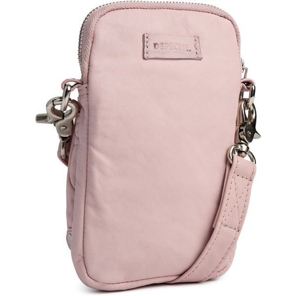 DEPECHE Mobile bag in soft vintage look leather Mobilebag 059 Soft rose