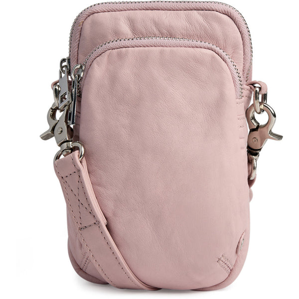 DEPECHE Mobile bag in soft vintage look leather Mobilebag 059 Soft rose
