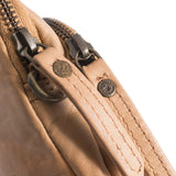 DEPECHE Mobile bag in soft vintage look leather Mobilebag 156 Camel
