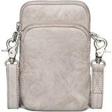 DEPECHE Mobile bag in soft vintage look leather Mobilebag 160 Concrete